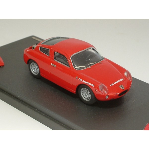 Fiat Abarth 1000 bialbero 1961 stradale rosso con motore - Standard Built 1:43 